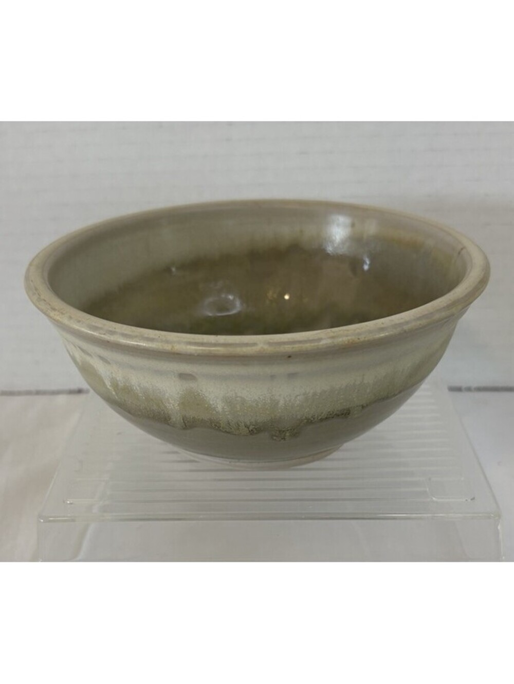 Studio Spun Pottery Cereal Bowl Signed By Artist